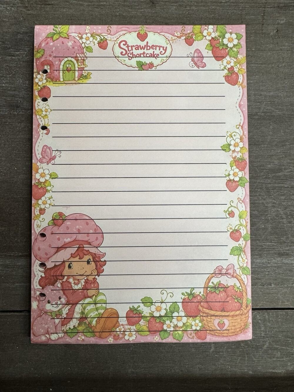Strawberry Shortcake Size A5 Refill Paper